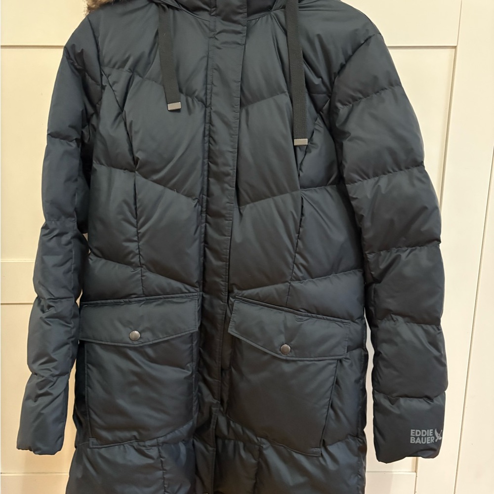 Eddie Bauer Blue Quilted Jacket